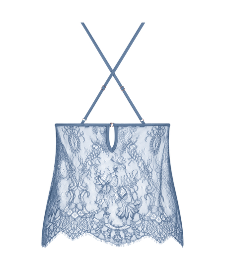 Camisole Lace Delphine, Bleu