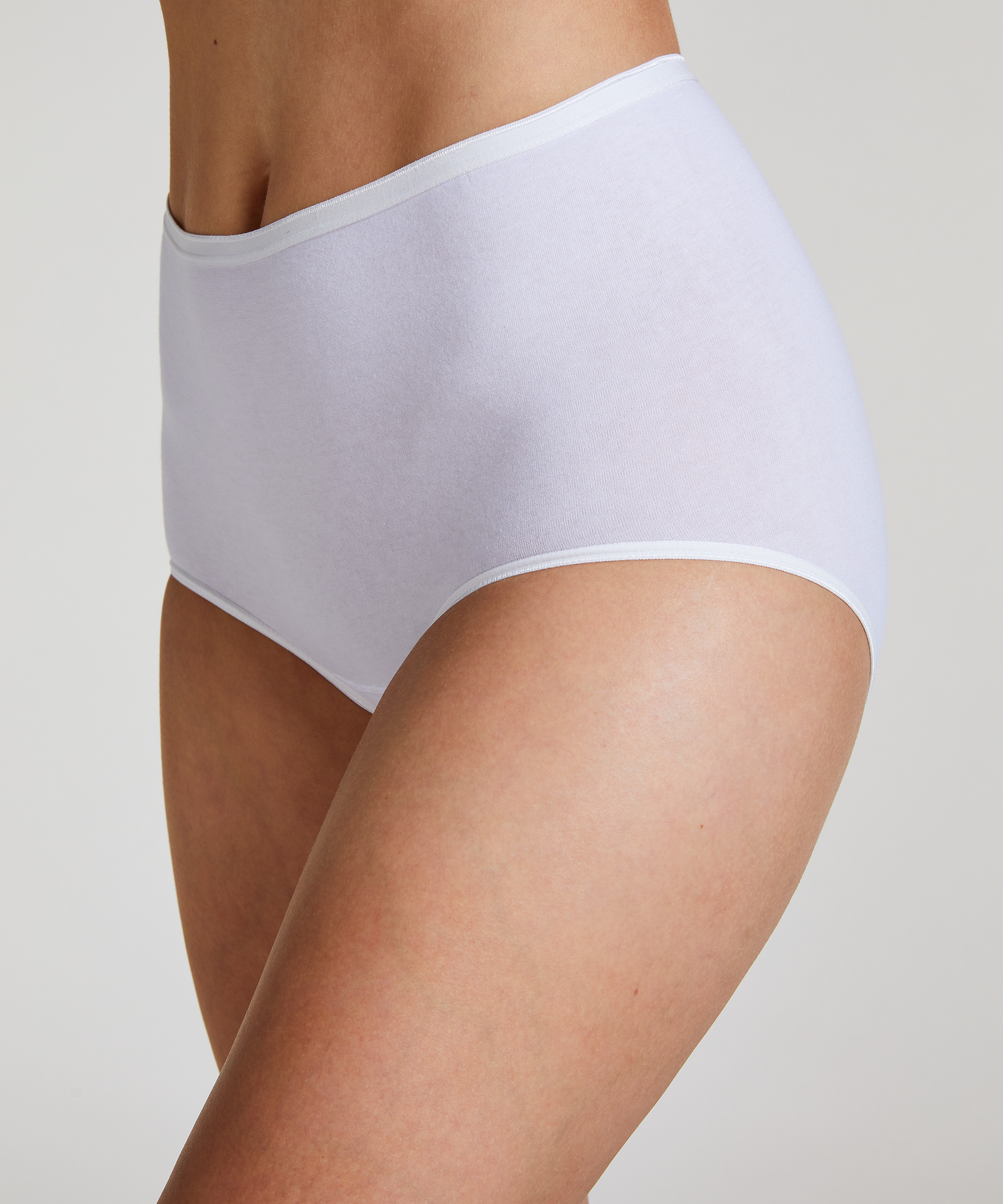Superslip Maxi coton, Blanc, main