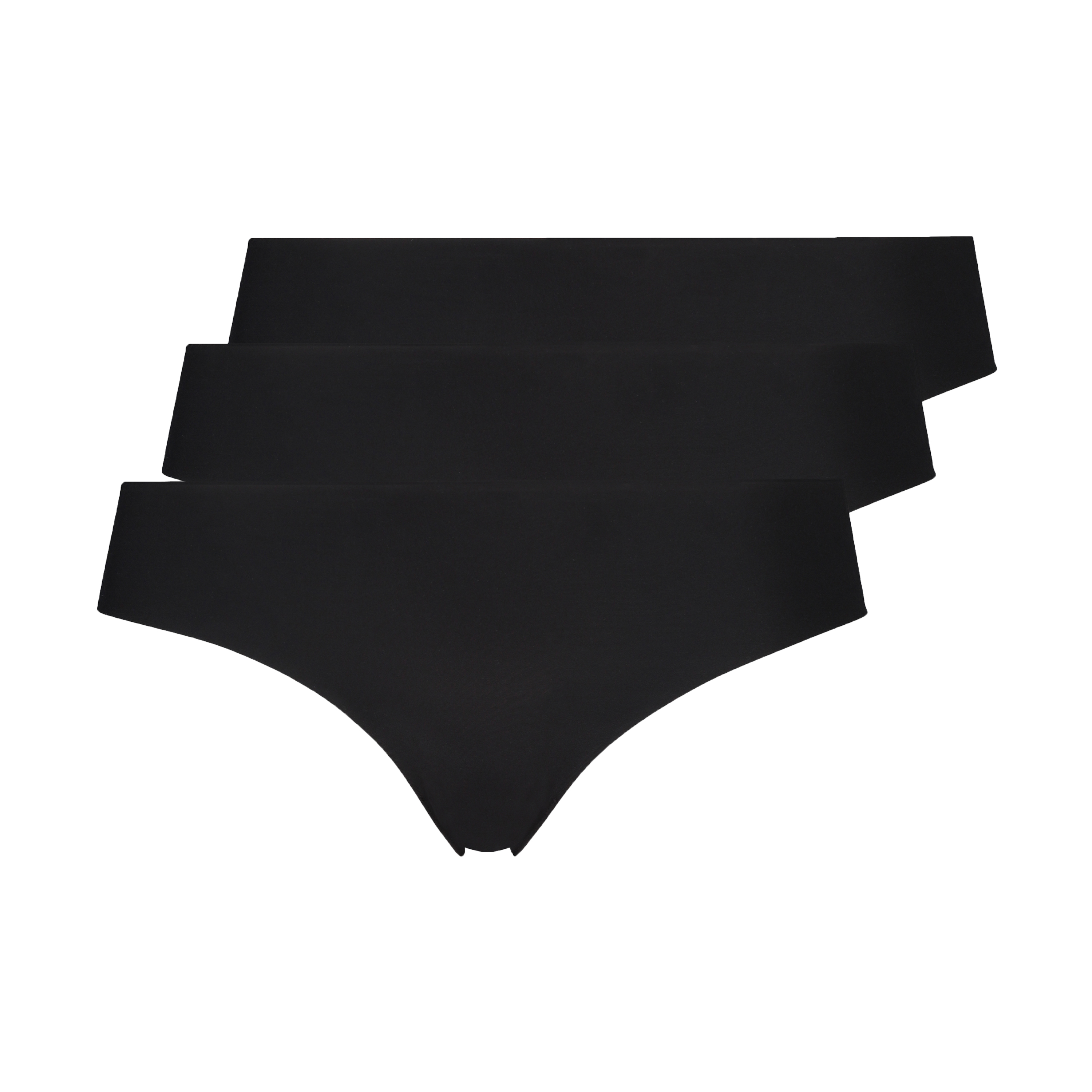 Slip brésilien iInvisible Lace Back, Noir, main