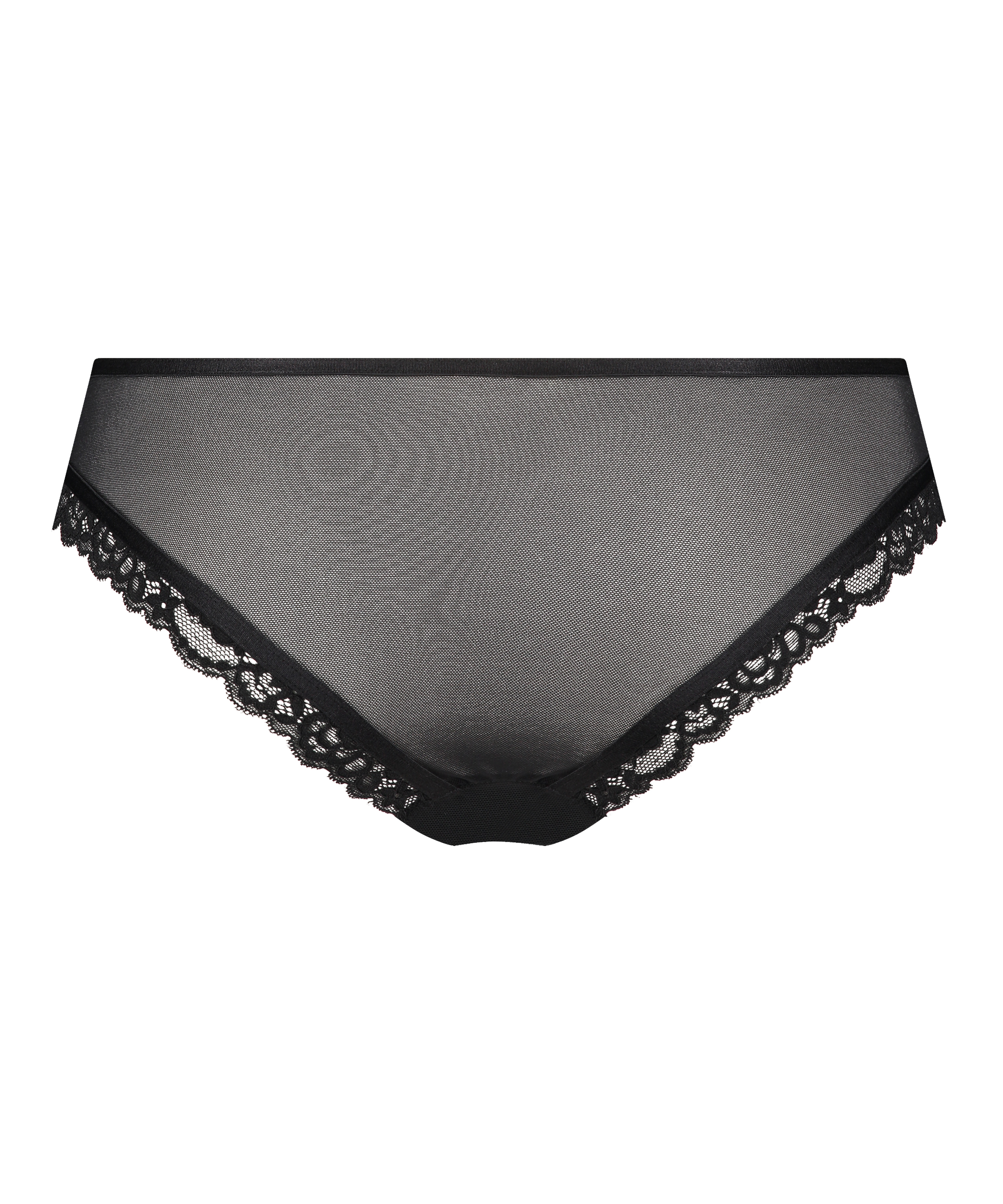 Slip brésilien Zenia Curvy, Noir, main
