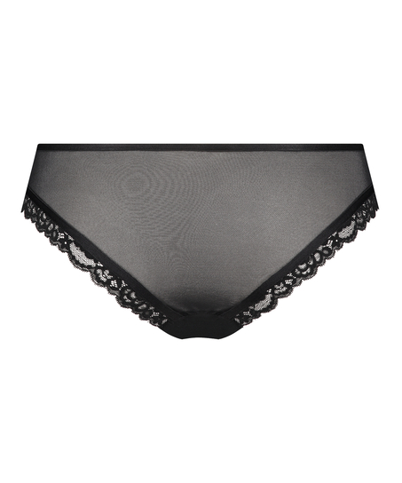 Slip brésilien Zenia Curvy, Noir
