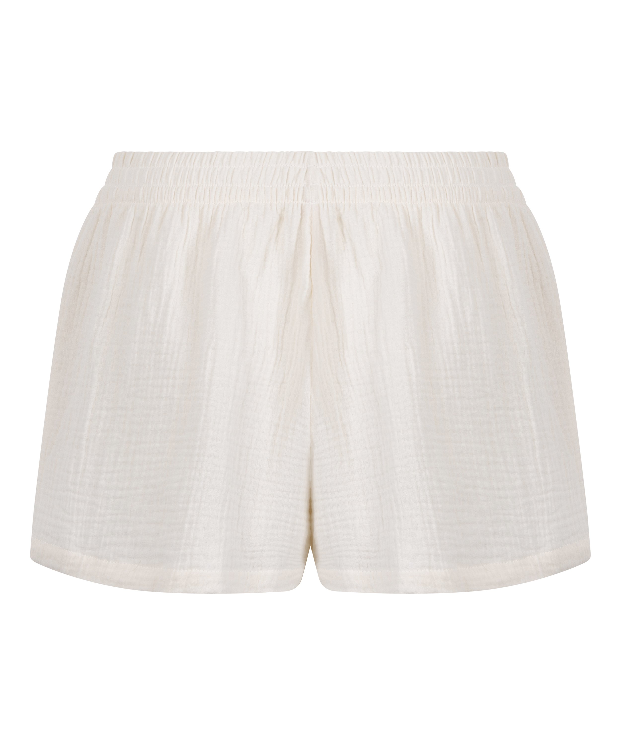Short en mousseline, Blanc, main