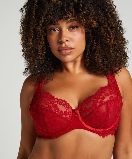 Soutien-gorge à armatures non-préformé Daisy, Rouge