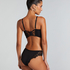 Soutien-gorge à armatures longline push-up préformé Char, Noir