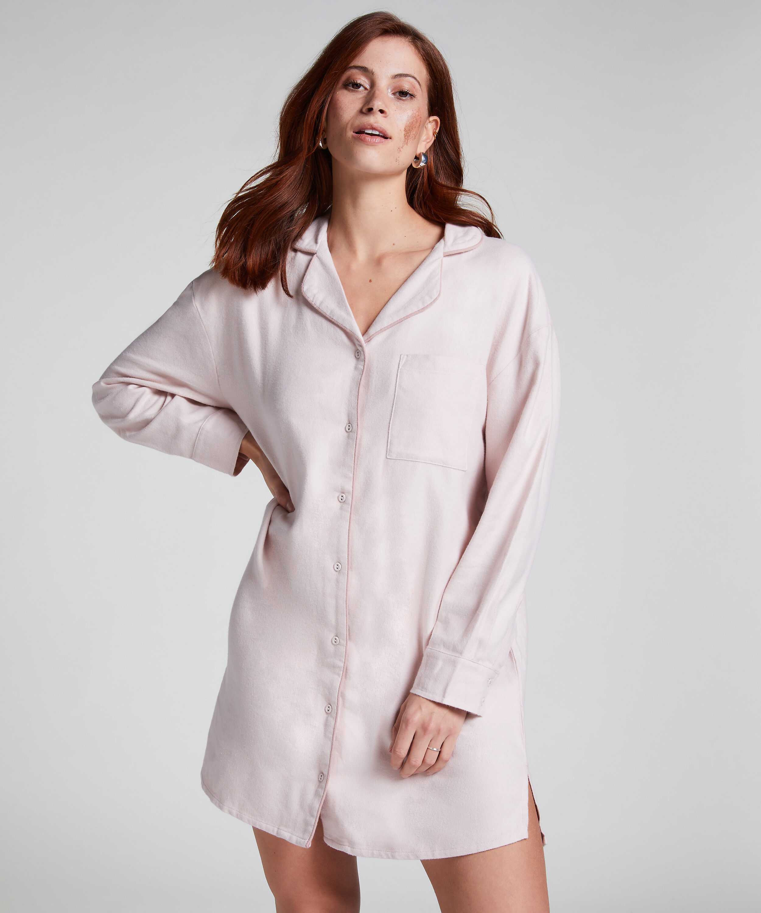 Chemise de nuit Flanel, Violet