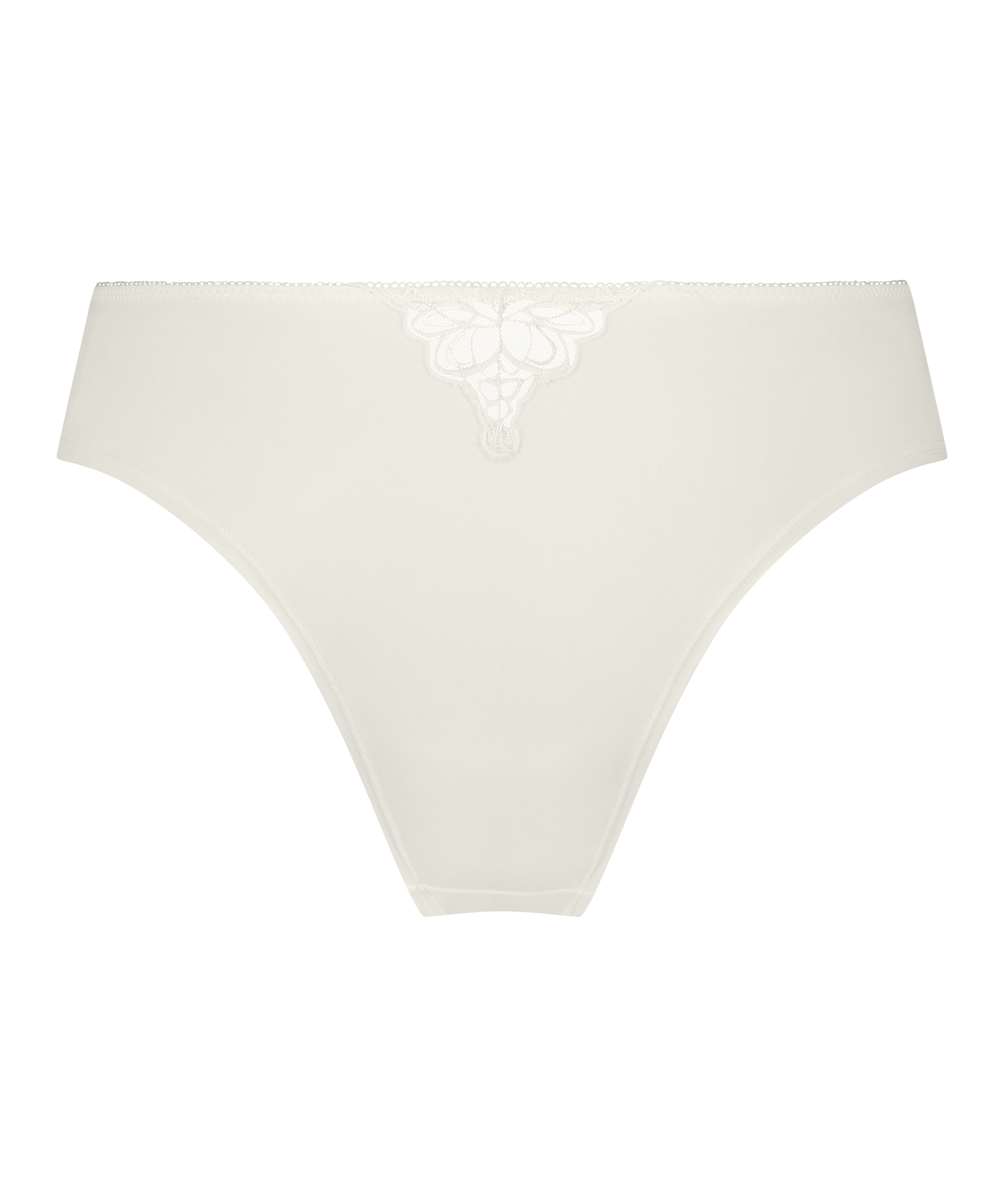 Slip brésilien Diva, Blanc, main