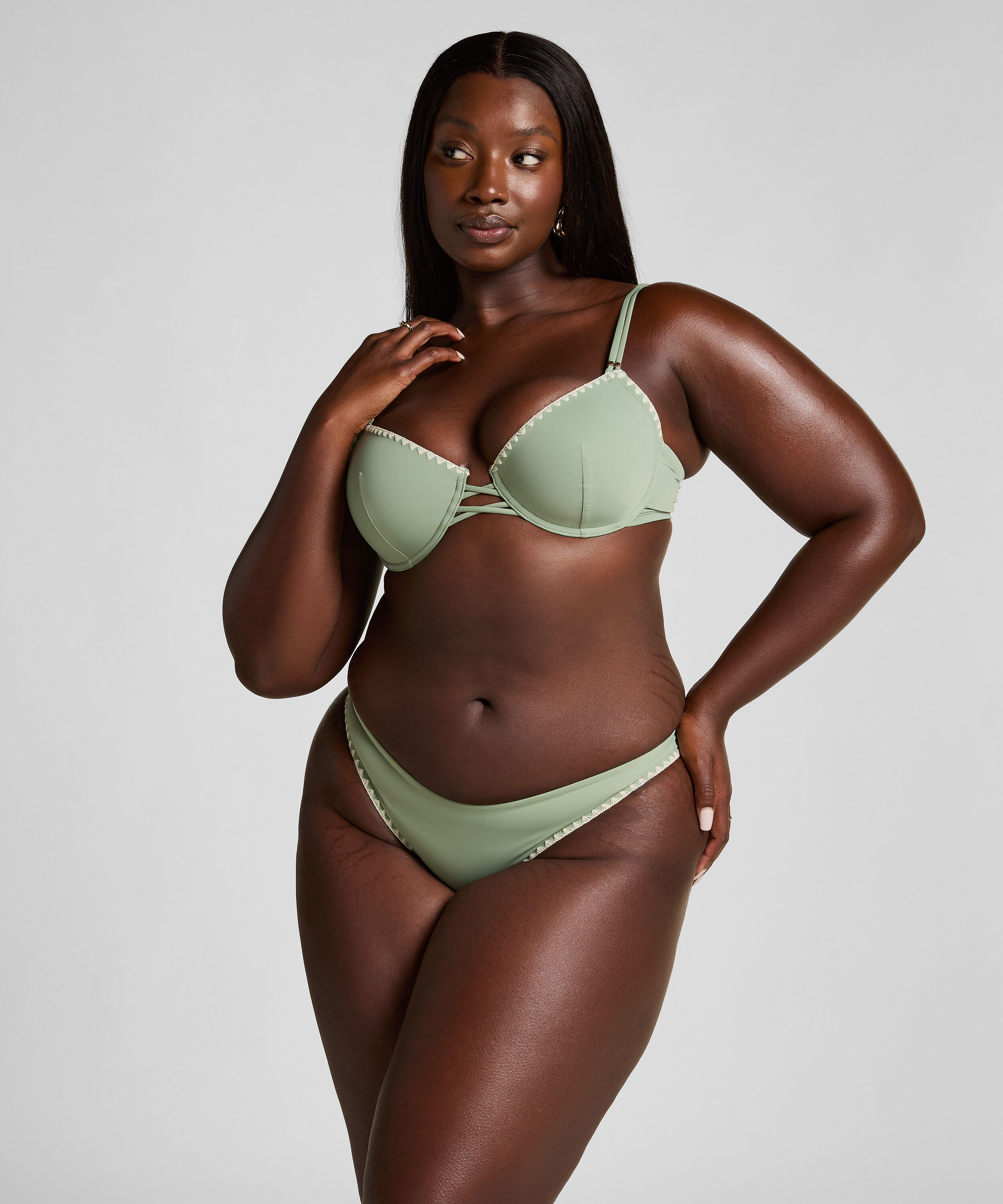 Bas de bikini à jambe haute Joburg