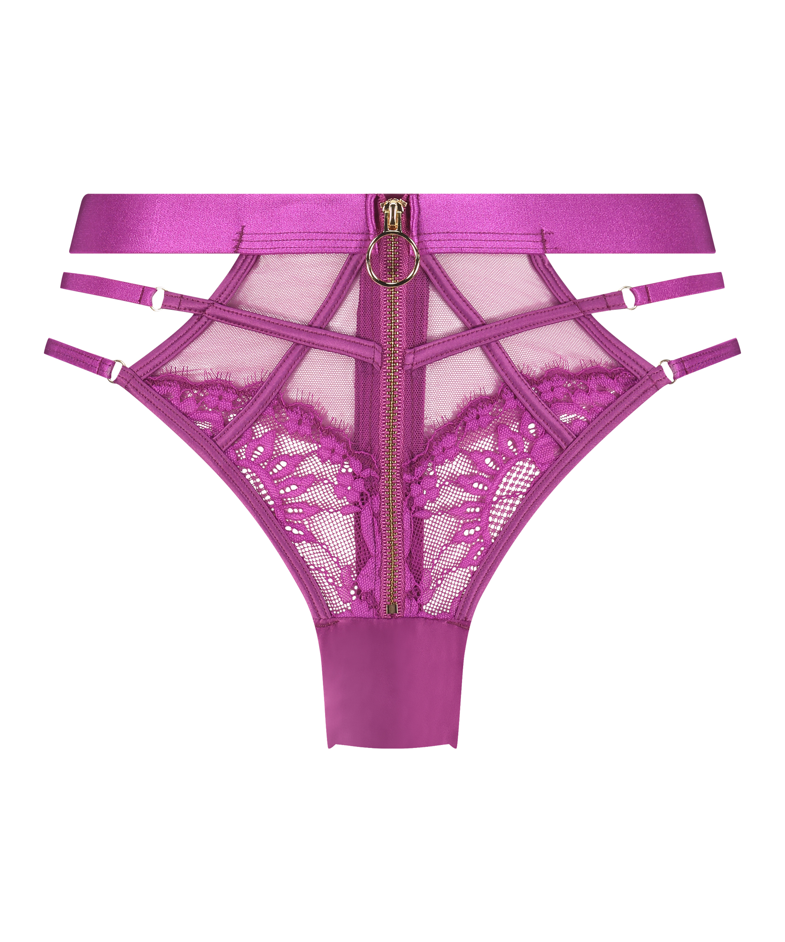 Slip brésilien Sable, Violet, main