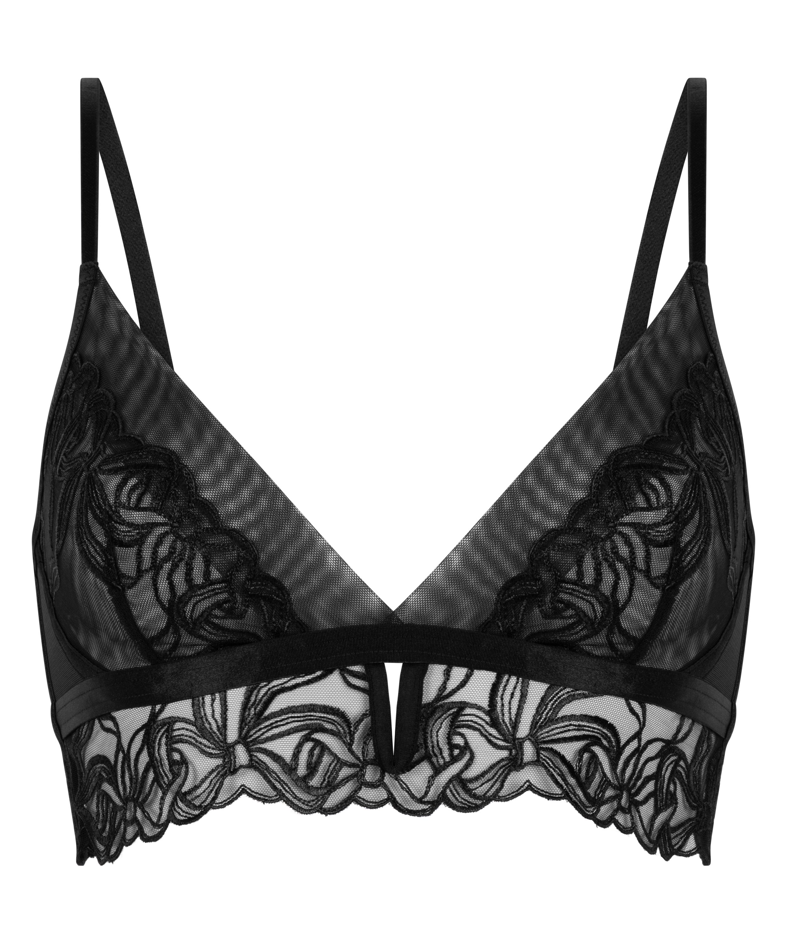 Bralette Beau, Noir, main