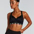 HKMX Soutien-gorge de sport The All Star Maintien niveau 2, Noir