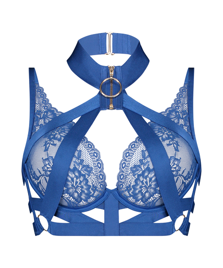 Soutien-gorge bustier non-rembourré à armatures Clementine, Bleu