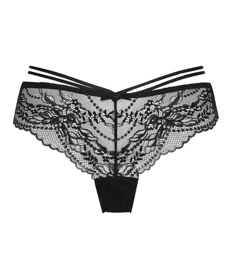 Slip brésilien Amy, Noir