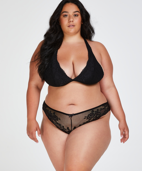 Slip brésilien Bianca, Noir