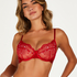 Soutien-gorge à armatures non-préformé Violet, Rouge