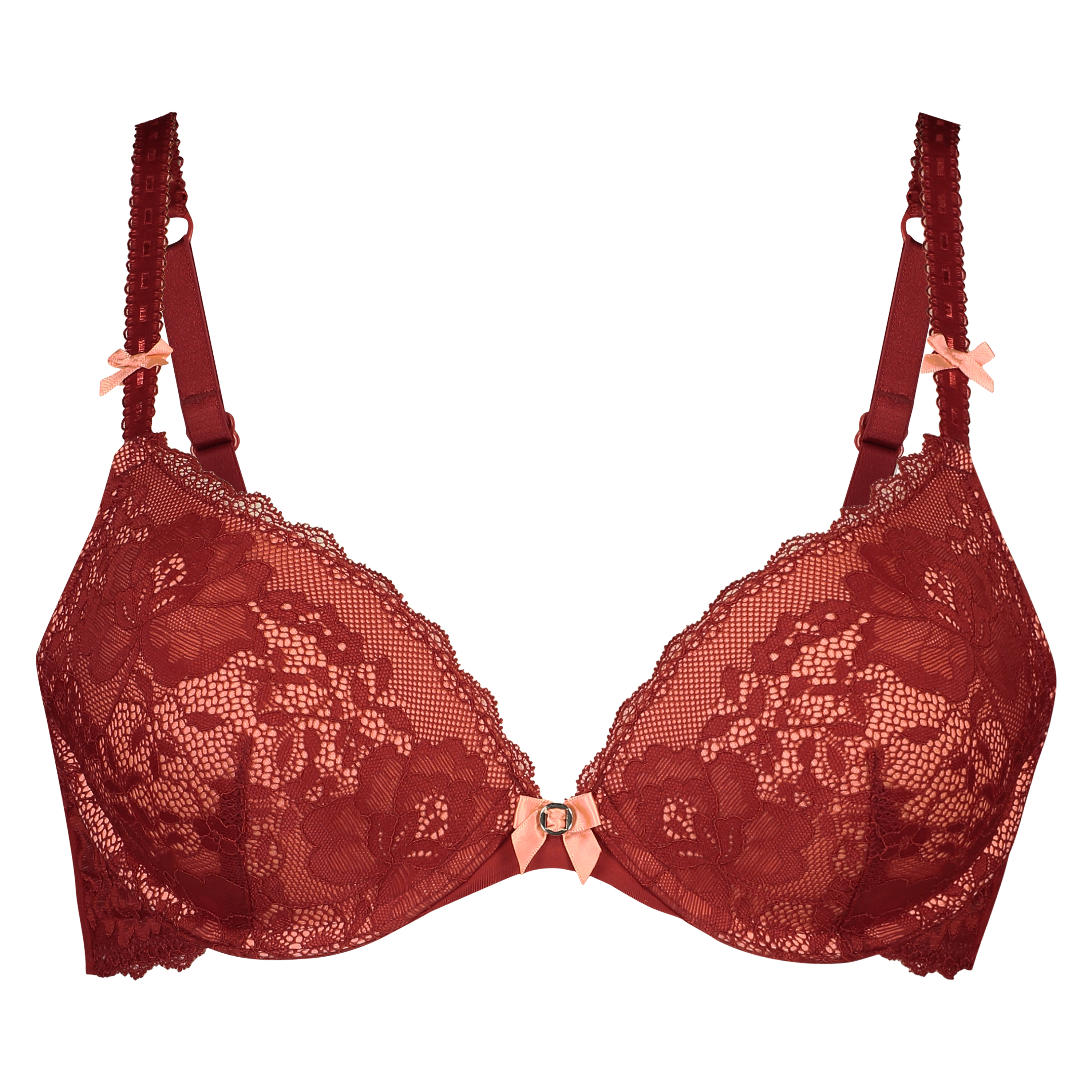 Soutien-gorge à armatures préformé push-up Theresa, Rouge, main