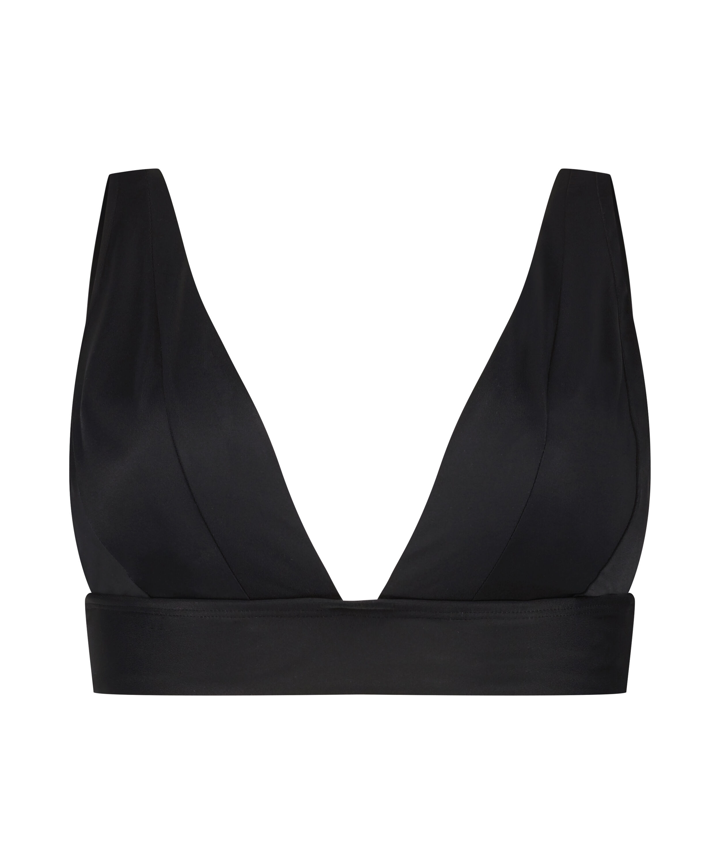 Haut de bikini triangle Luxe, Noir Haut de bikini triangle Luxe, Noir
