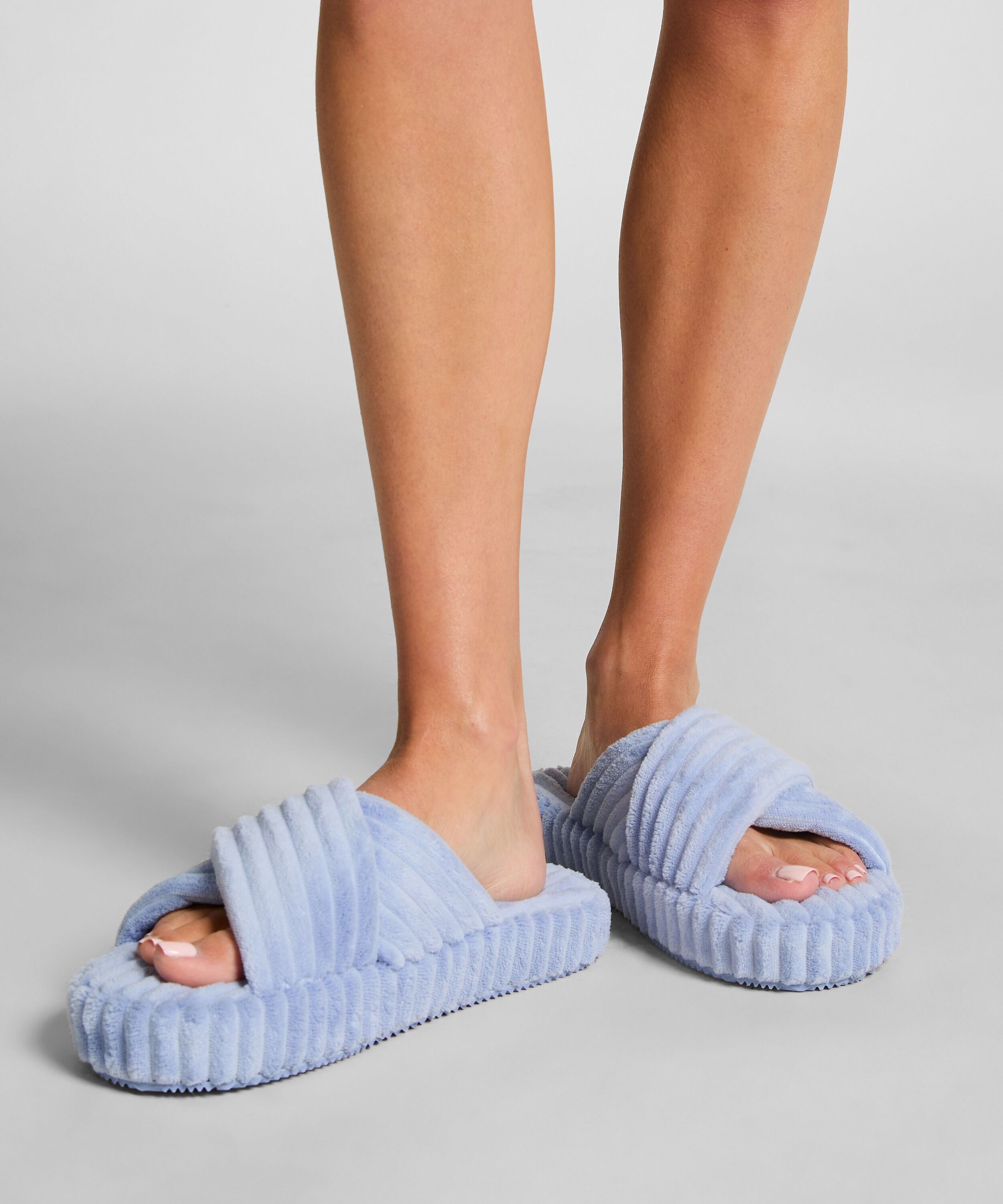 Chaussons Côte Souple , Bleu Chaussons Côte Souple , Bleu