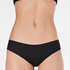Slip br&eacute;silien Invisible coton, Noir