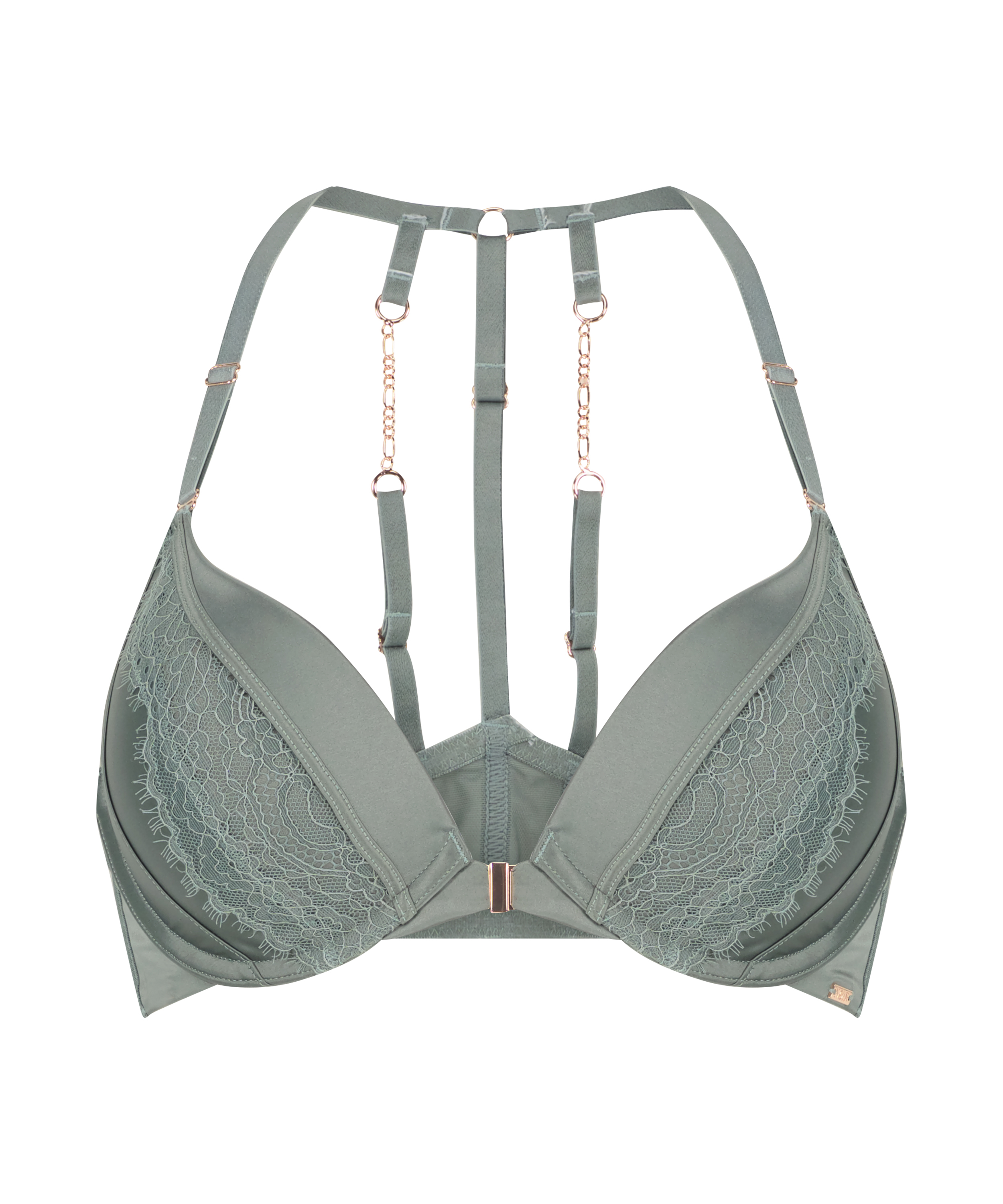 Soutien-gorge push-up &agrave; armatures pr&eacute;form&eacute; Nicole, Vert, main