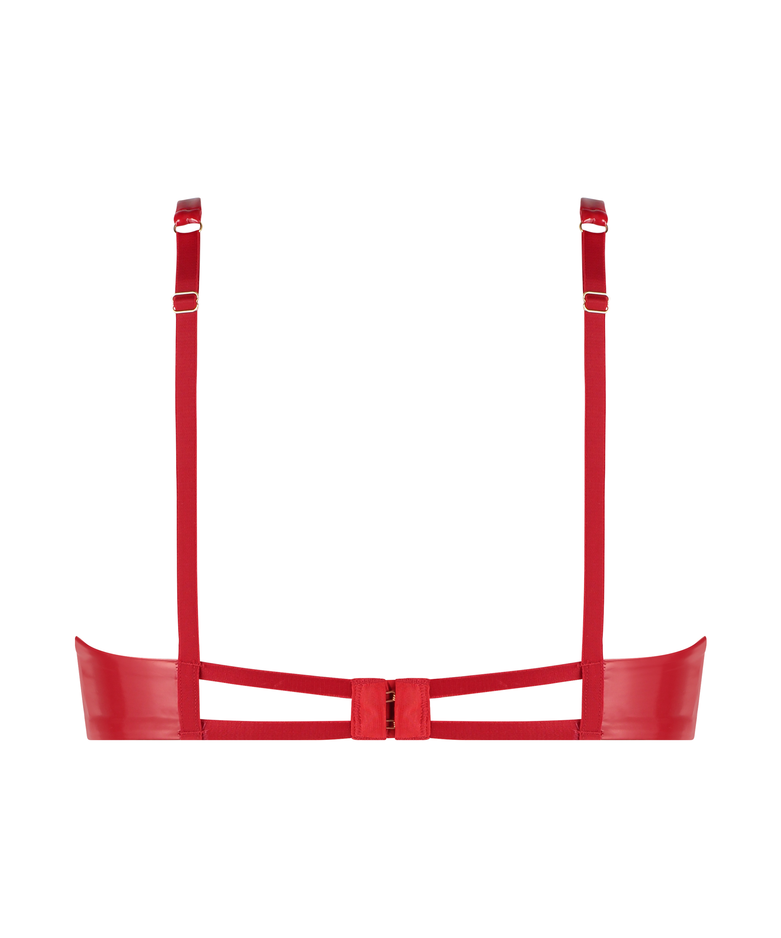 Soutien-gorge à armatures non-préformé sans bonnet Wilde, Rouge, main