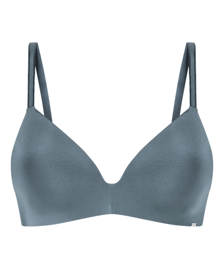 Soutien-gorge sans armatures pr&eacute;form&eacute; Mona, Bleu