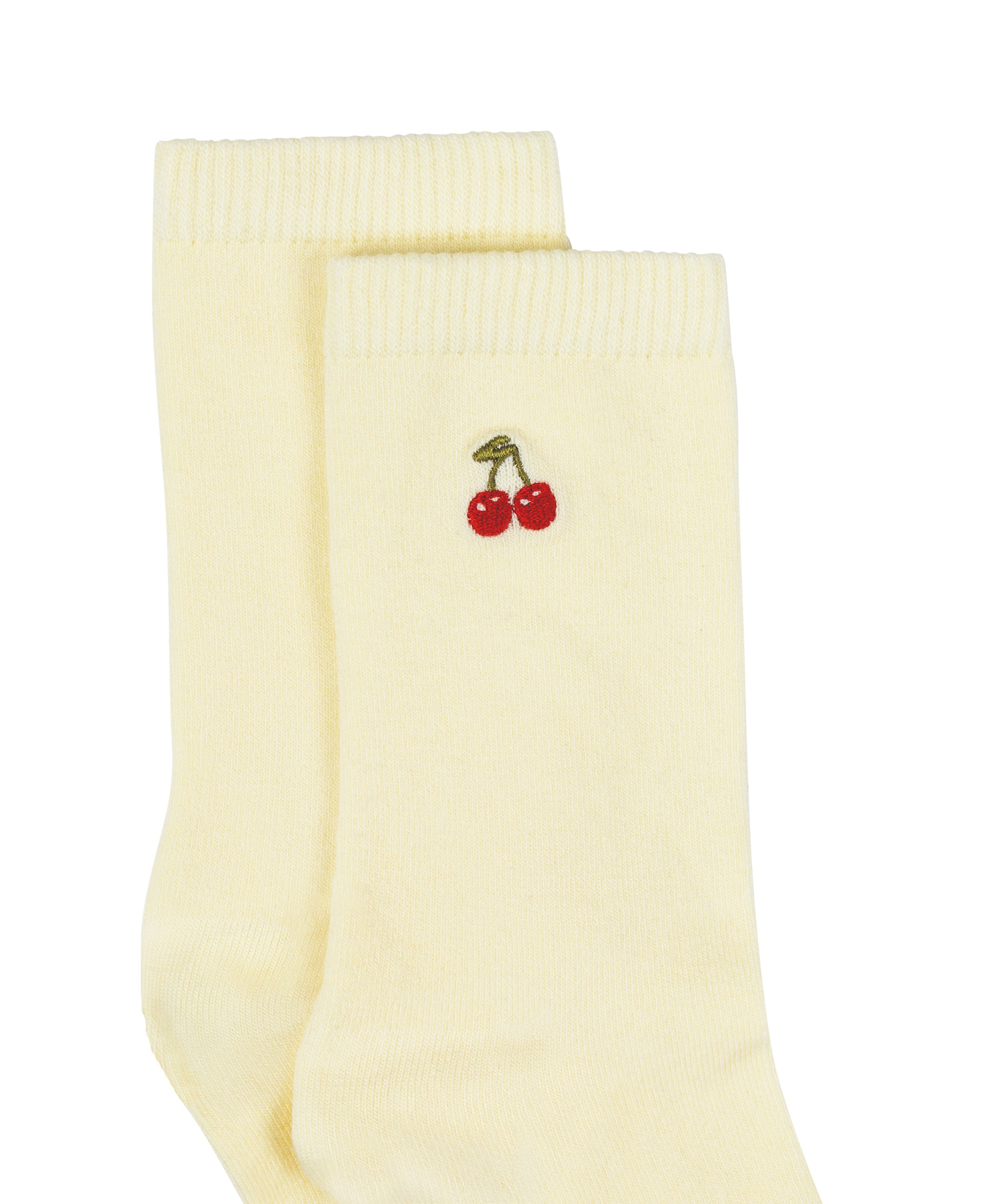 Chaussettes courtes en modal, Jaune, main