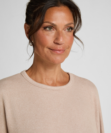 Haut de pyjama Jersey, Beige