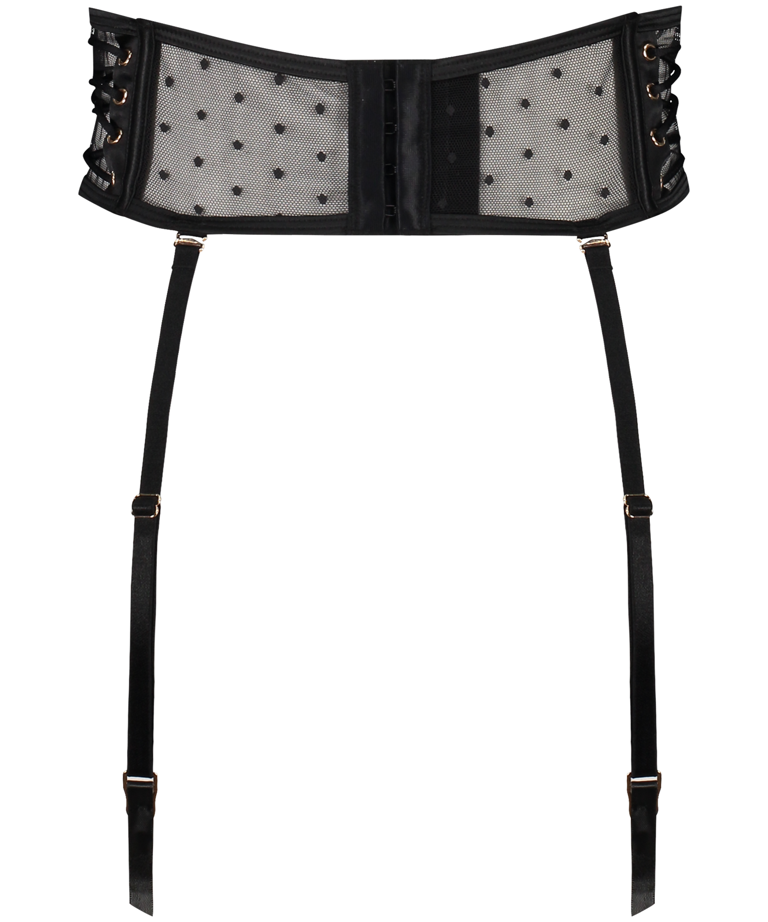 Porte-jarretelles Lulu, Noir, main