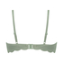 Haut de bikini préformé à armatures Scallop, Vert