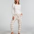 Pantalon de Pyjama Flanel, Beige