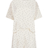 Pyjama Set Cotton Jersey Short, Blanc