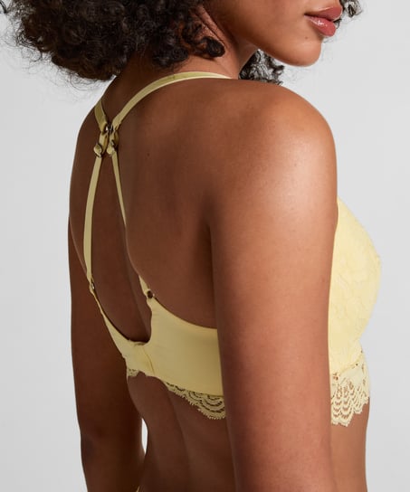 Soutien-gorge sans armatures préformé Andrea, Jaune