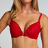 Soutien-gorge à armatures préformé push-up Maya, Rouge