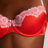 Soutien-gorge à armatures préformé Lace & Shine, Rouge