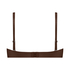 Soutien-gorge à armatures préformé sans bretelles Jane, Marron