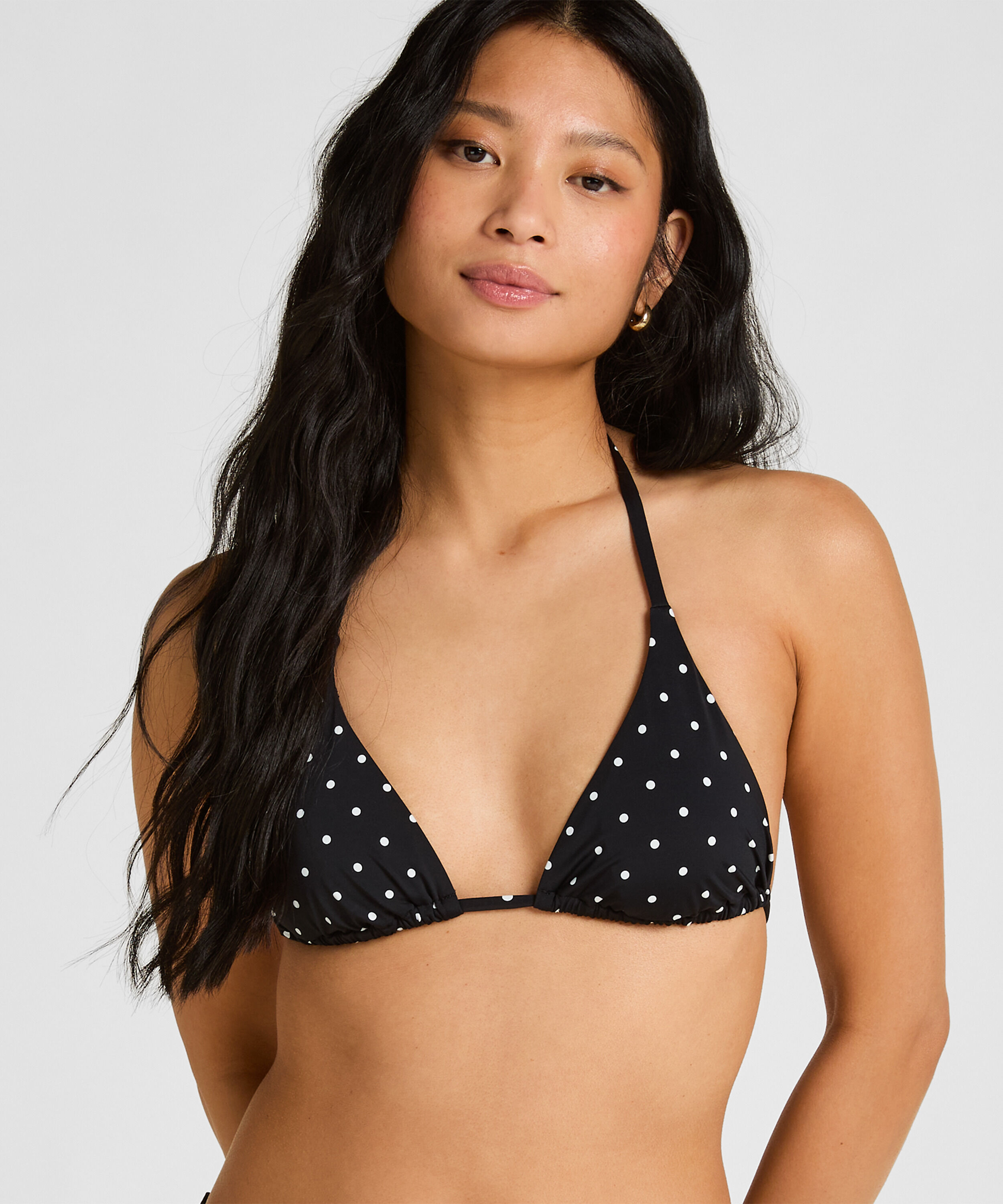 Triangle Bikini Top Luxe, Noir Triangle Bikini Top Luxe, Noir