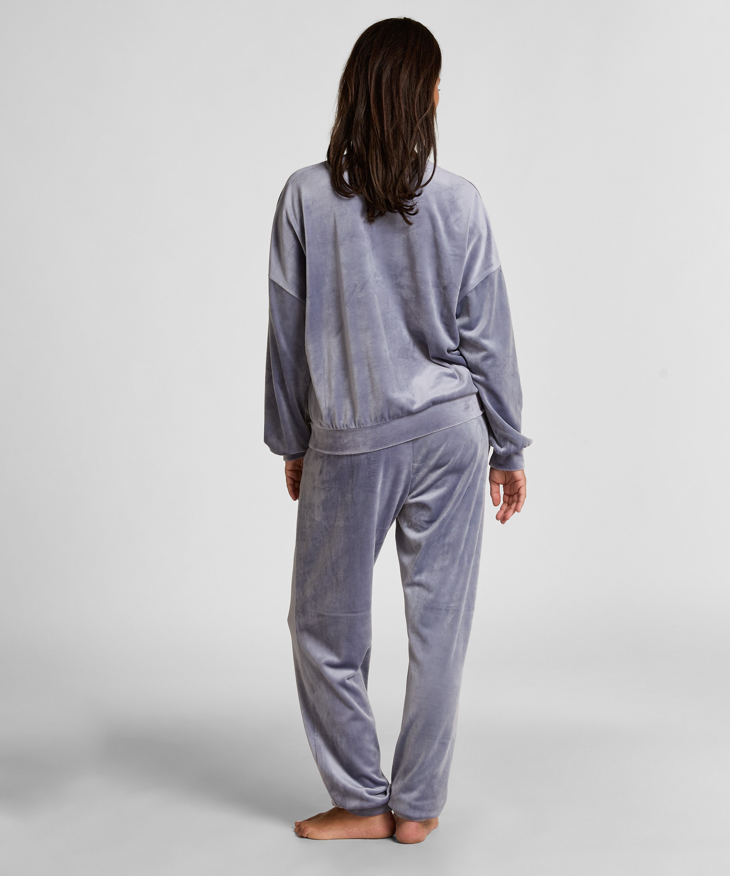 Pantalon de jogging Velours, Bleu, main