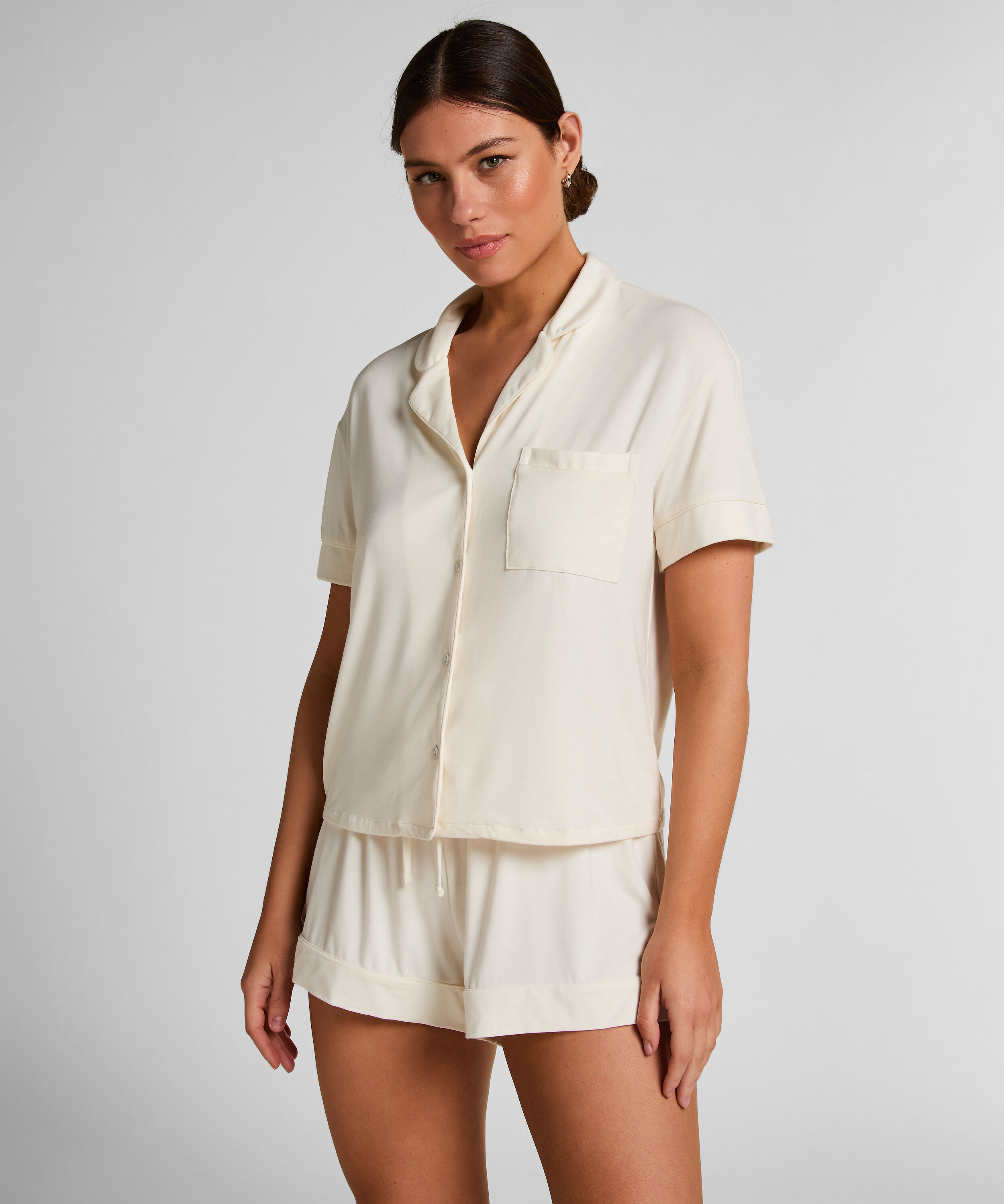 Short Jersey Essential, Blanc Short Jersey Essential, Blanc