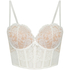 Soutien-gorge bustier Maximizer rembourré à armatures Chlo, Blanc