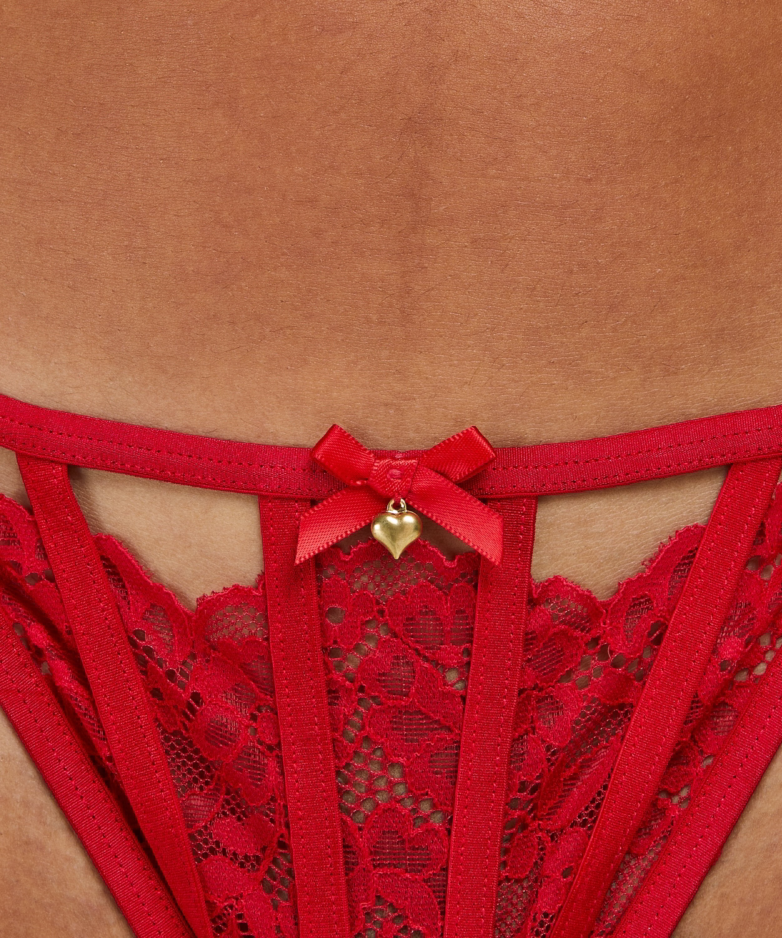 Tanga String Sephora, Rouge, main