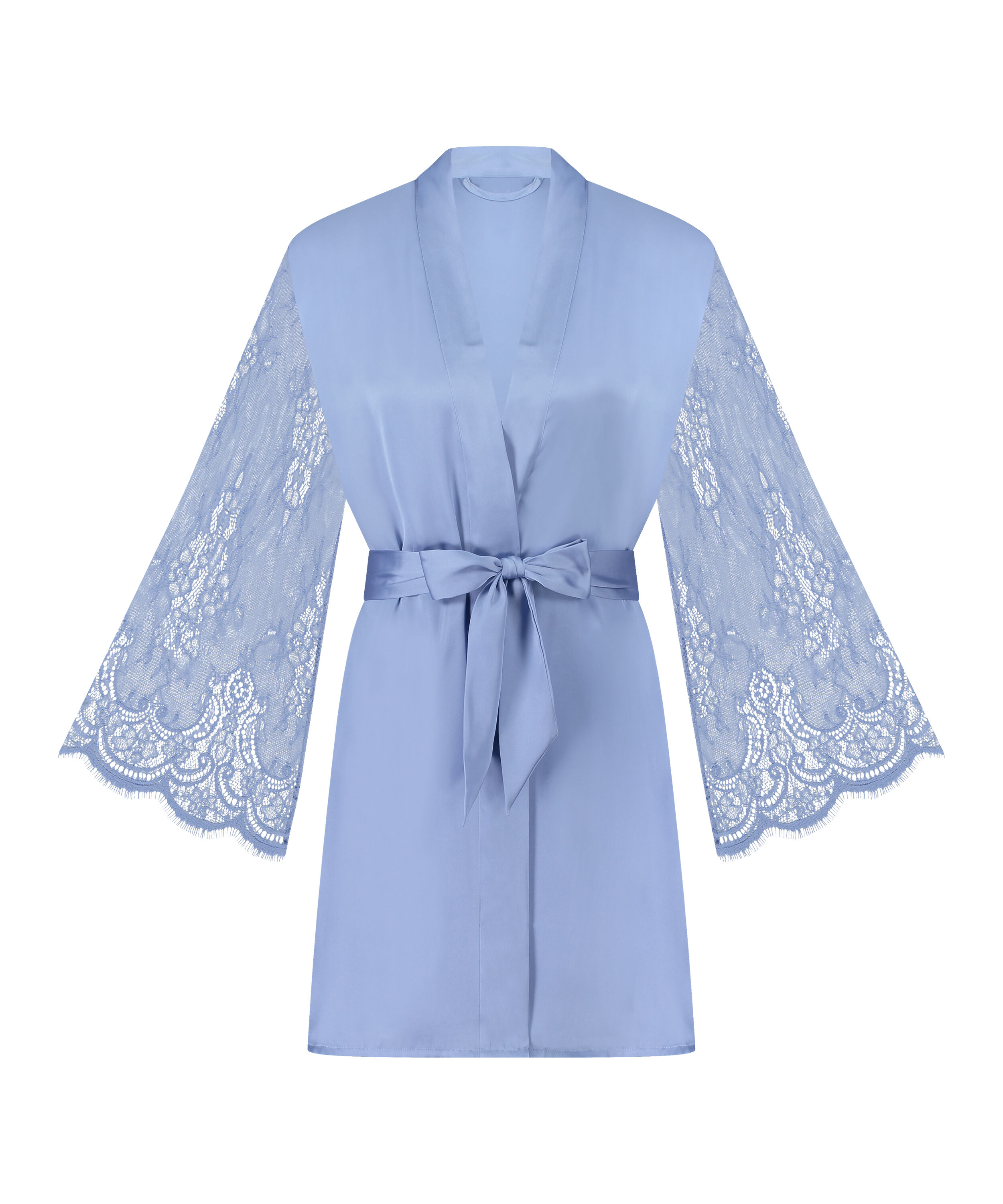 Kimono Satin, Bleu Kimono Satin, Bleu