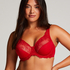Soutien-gorge à armatures non-préformé Diva, Rouge
