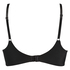 Soutien-gorge à armatures préformé Satin fleece, Noir