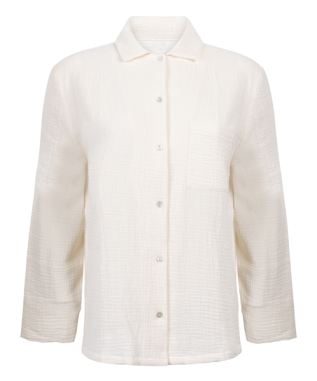 Veste en mousseline, Blanc