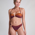 Haut de bikini bandeau Janiero, Violet