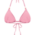 Haut de bikini triangle Kallua, Rose