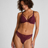 Soutien-gorge push-up &agrave; armatures pr&eacute;form&eacute; Isadora, Rouge