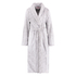 Long peignoir Fleece Glazed, Gris
