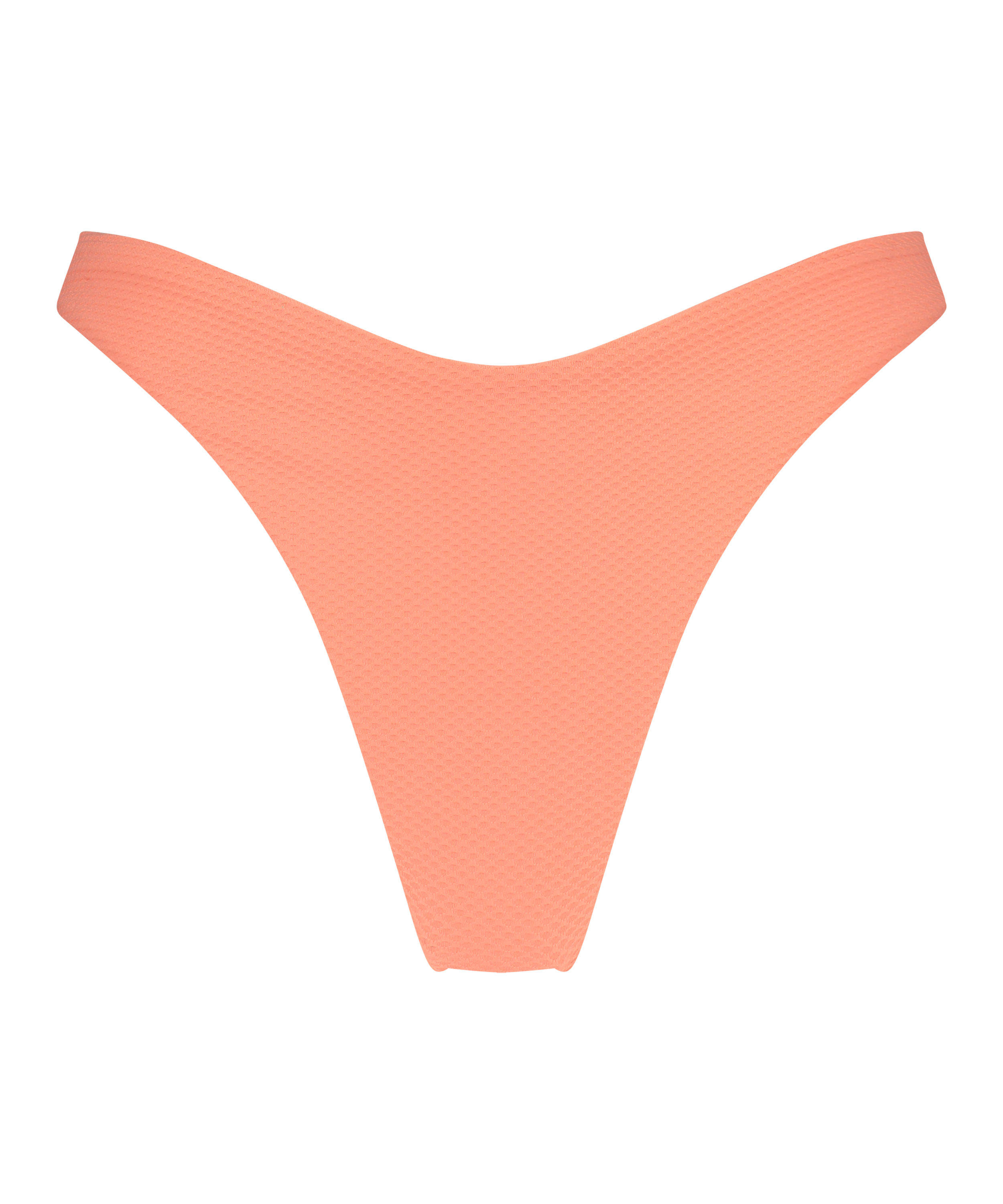 Bas de bikini échancré Peachy, Orange, main