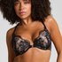 Soutien-gorge à armatures rembourré Cynthia, Noir